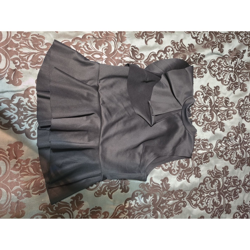 Large Black Women's Sleeveless Top